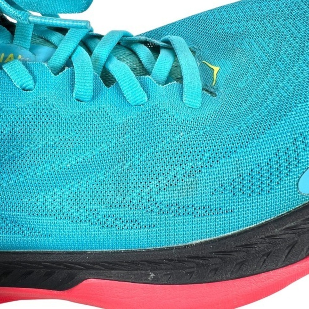 Hoka One Zinal Trail Running Shoe Women's 10.5 B Black/Blue/Pink/Solpink Sneaker - Picture 15 of 16